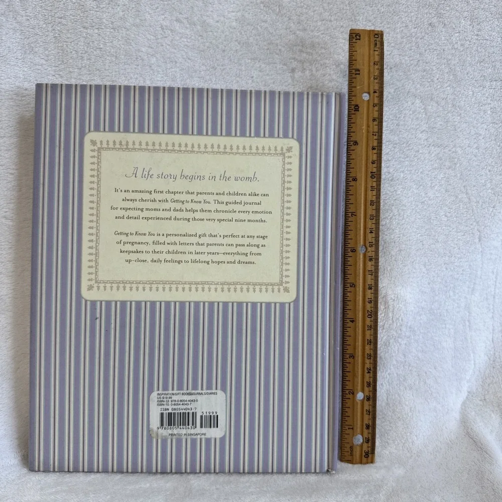 Getting to Know You A Journal for Expecting Parents Christine M Dorn Guided Book